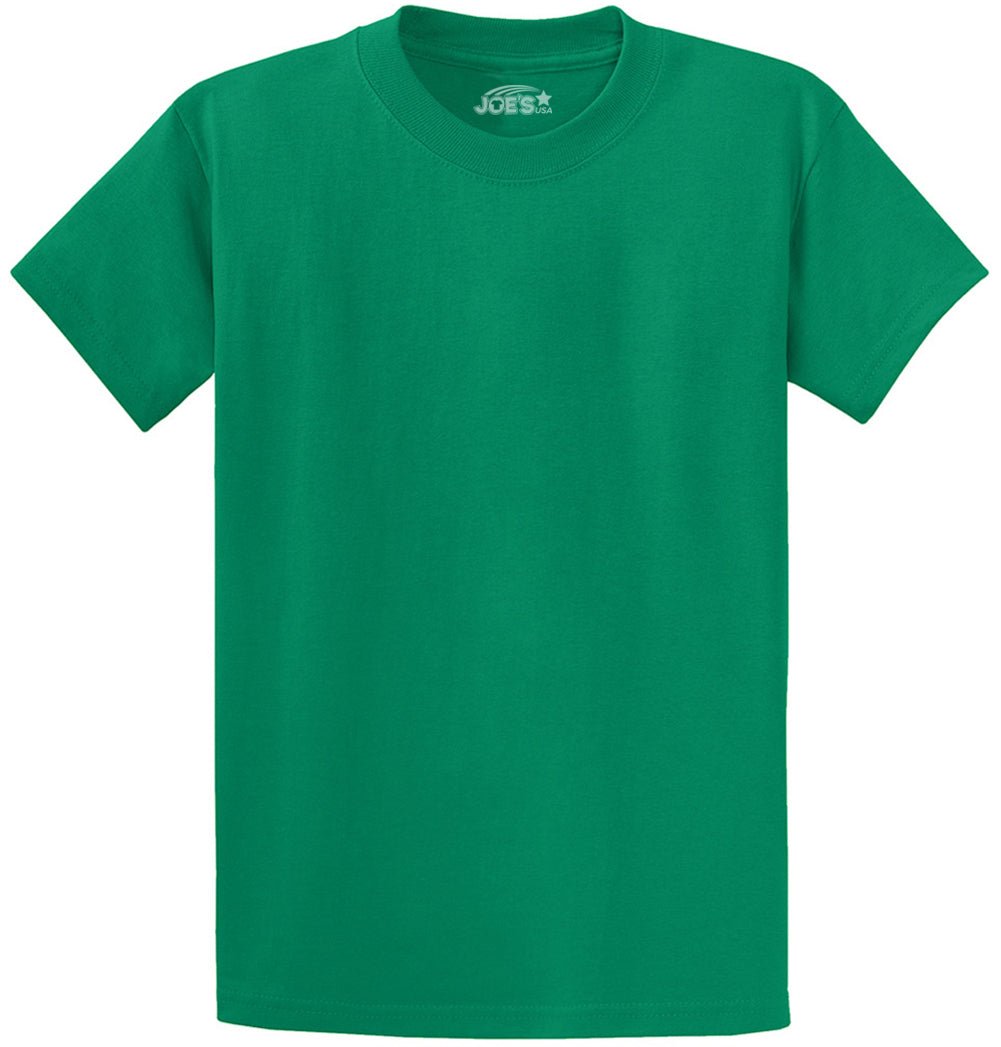 Joe's USA Men's Heavyweight 6.1 - ounce, 100% Cotton T-Shirt Forest Green S T-Shirts