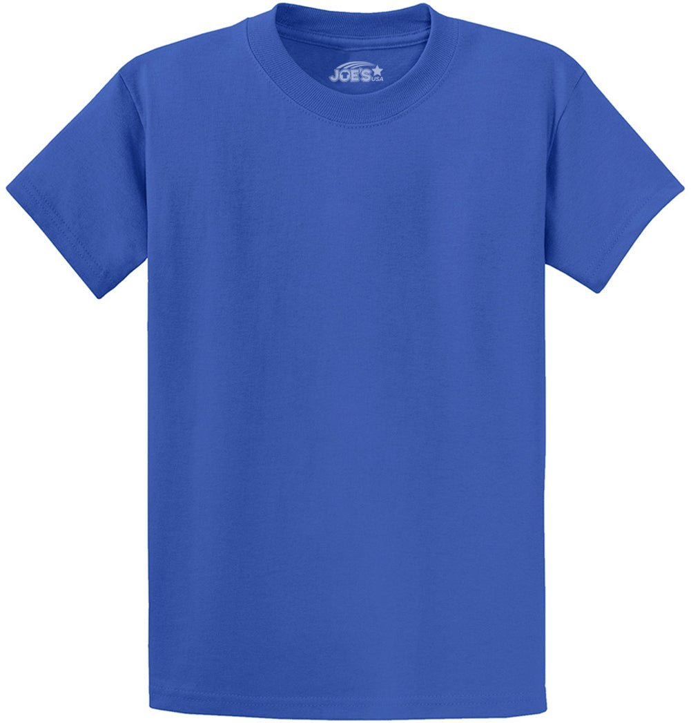 Joe's USA Men's Heavyweight 6.1 - ounce, 100% Cotton T-Shirt Royal S T-Shirts
