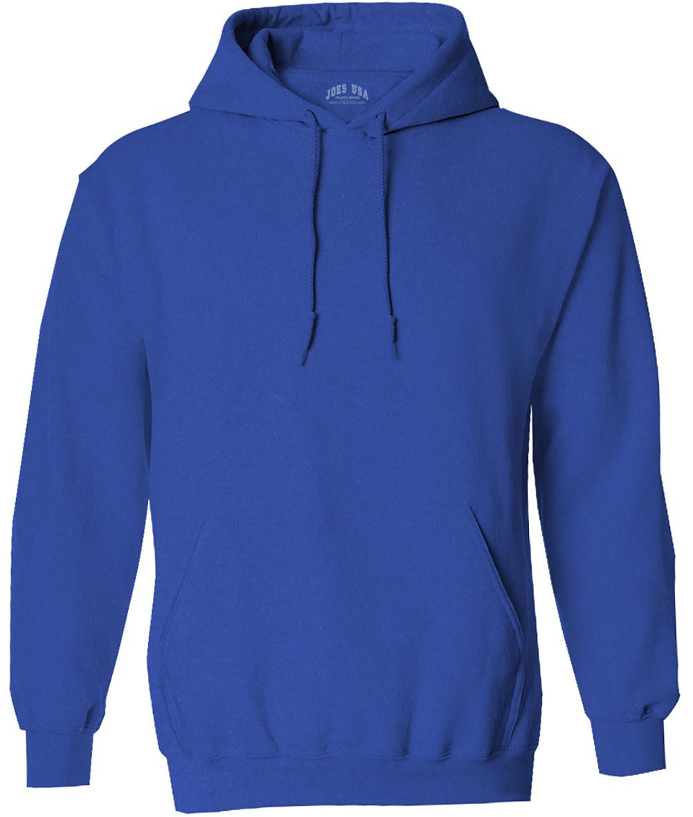 Joe's USA Men's Hoodies Soft & Cozy Hooded Sweatshirts in 72 Colors:Sizes S - 6XL and Tall sizes: LT - 4XLT Heather Navy Small Hoodies