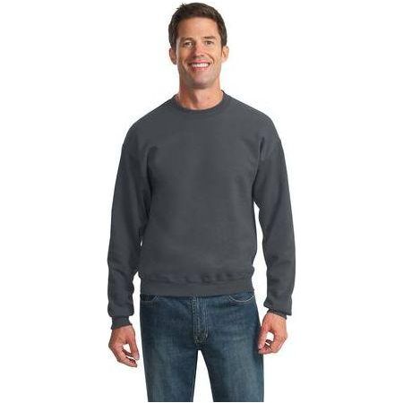 Joe's USA Men's NuBlend Crewneck Sweatshirt Small Charcoal Grey Crewneck Sweatshirts