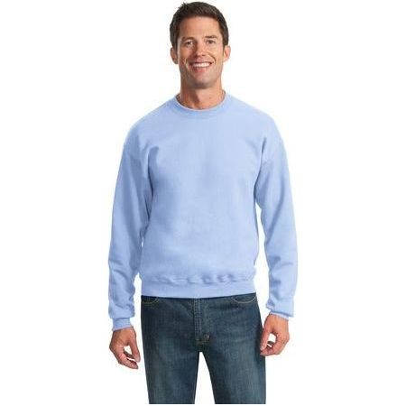 Joe's USA Men's NuBlend Crewneck Sweatshirt Small Light Blue Crewneck Sweatshirts