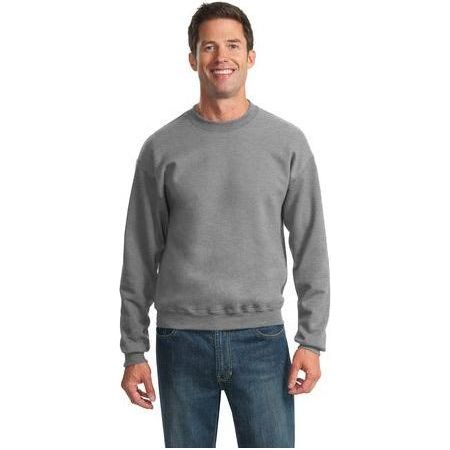 Joe's USA Men's NuBlend Crewneck Sweatshirt Small Oxford Crewneck Sweatshirts