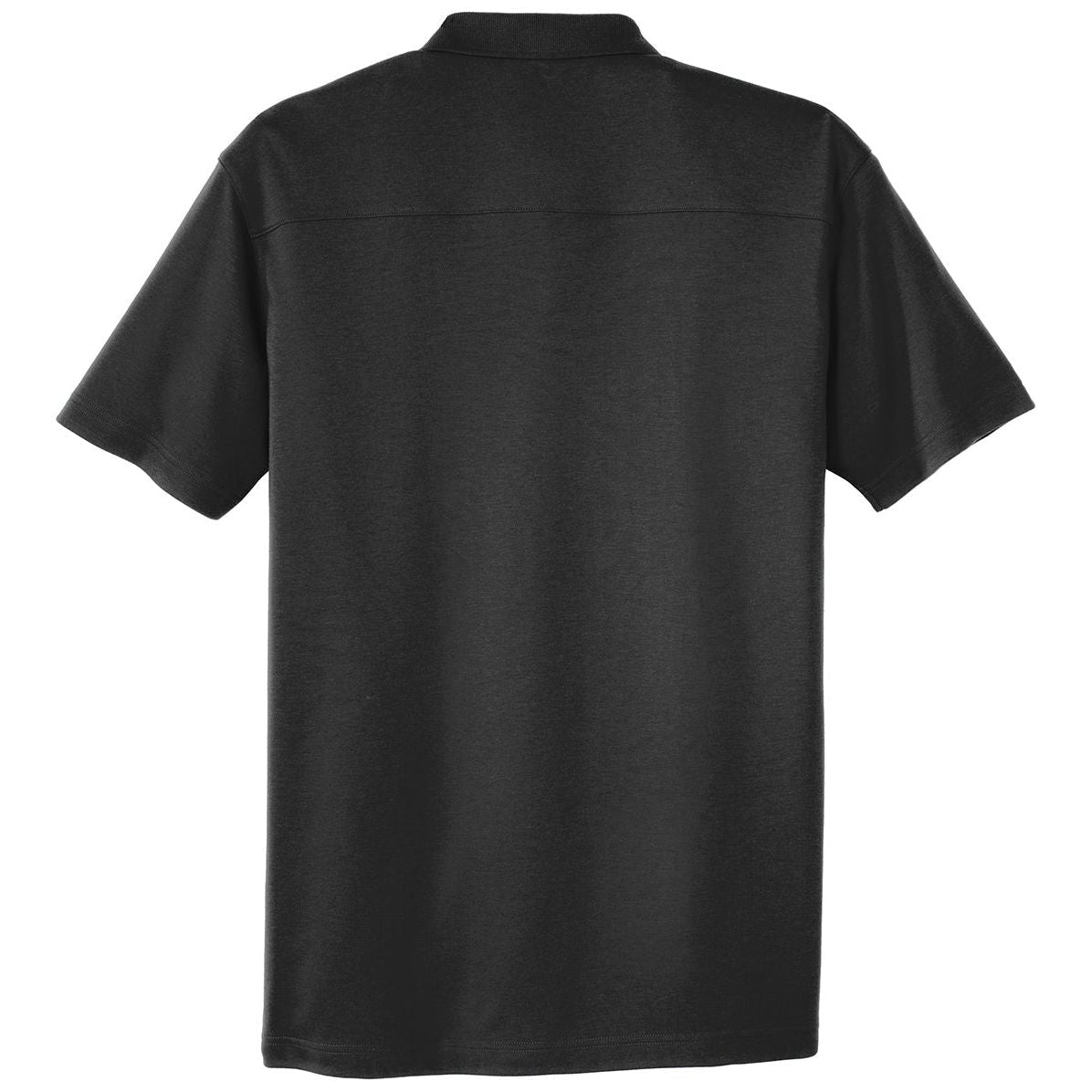 Joe's USA Men's Silk Touch Interlock Performance Polo Black X - Small Polos/Knits