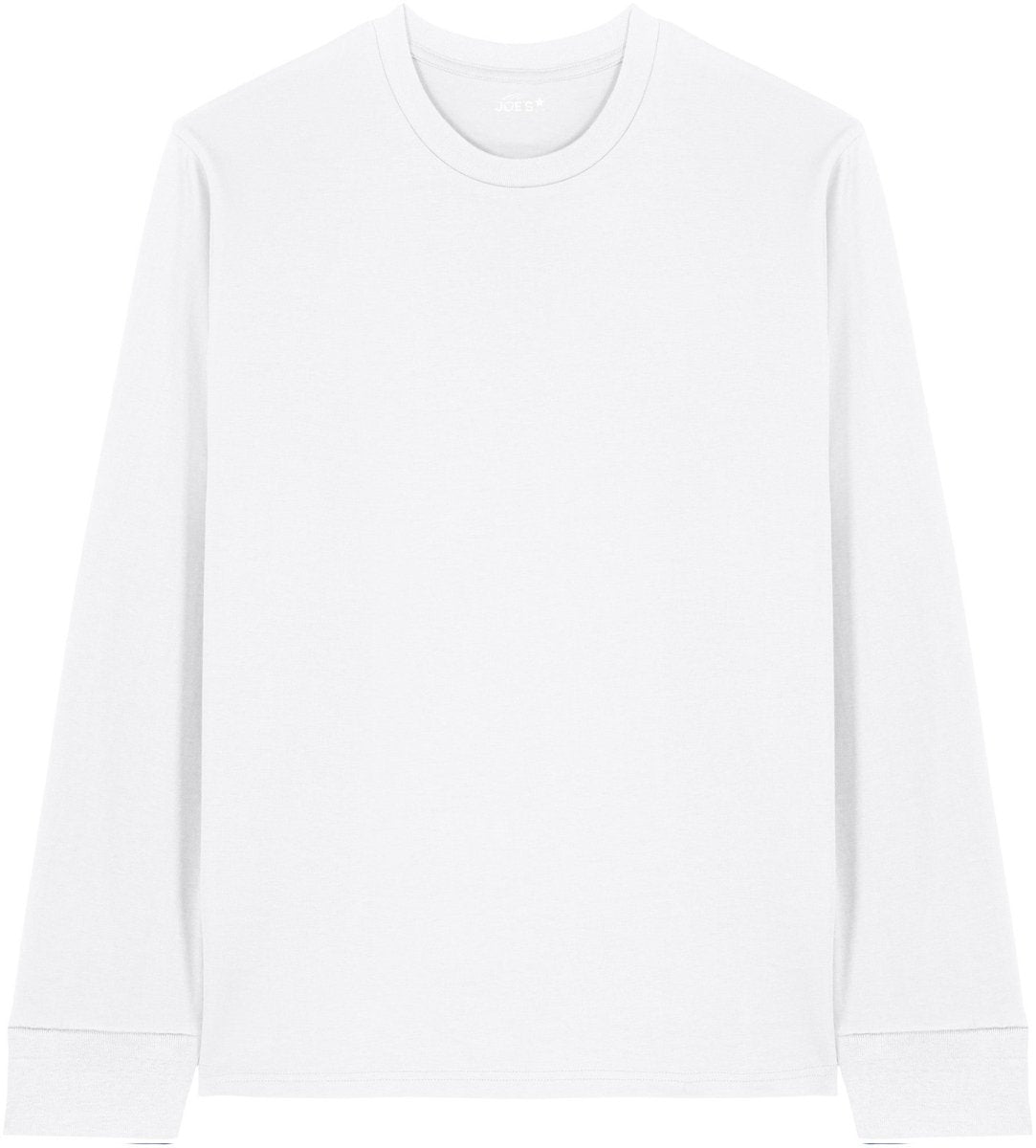 Joe's USA Organic Cotton Long Sleeve Tee White XS Long Sleeve T-Shirts