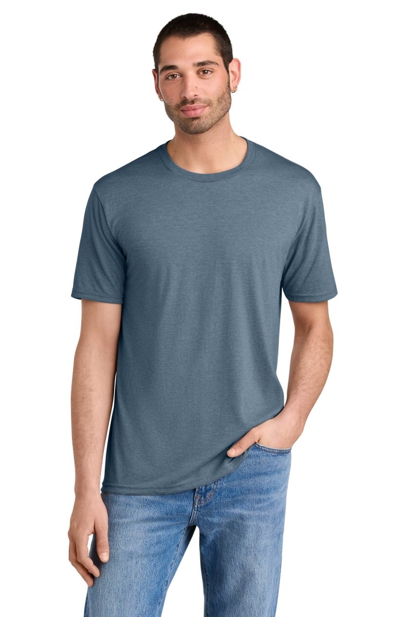 Joe's USA Perfect Tri ® Tee Flint Blue Heather XS Short Sleeve T-Shirts