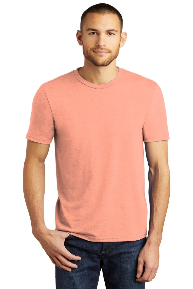 Joe's USA Perfect Tri ® Tee Heathered Dusty Peach XS Short Sleeve T-Shirts