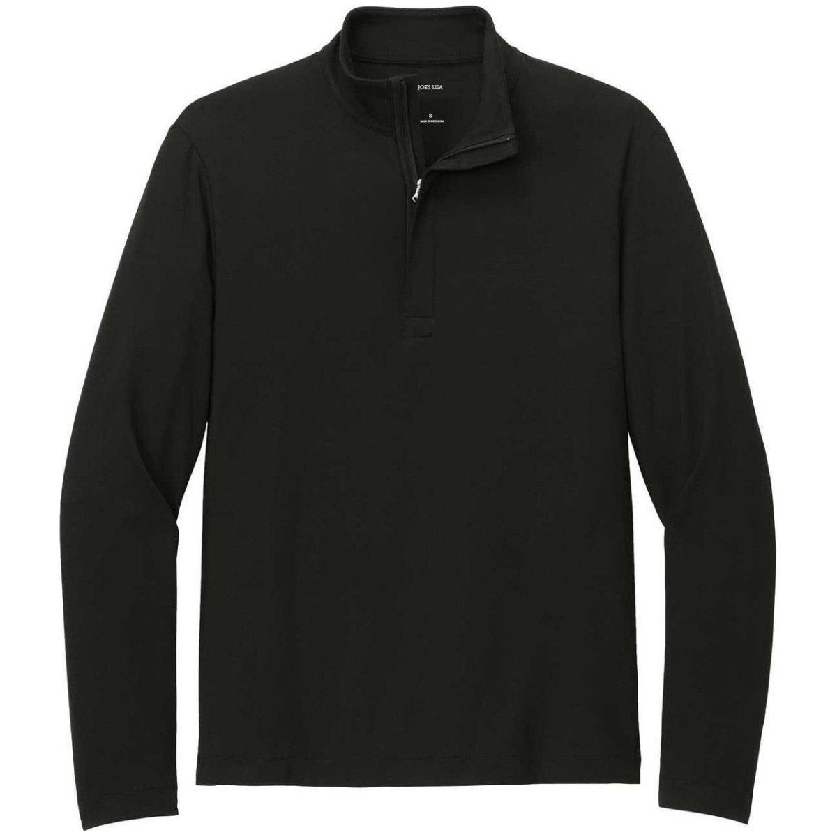Joe's USA Stretch 1/4 Zip Golf Jacket X - Small Black Jackets