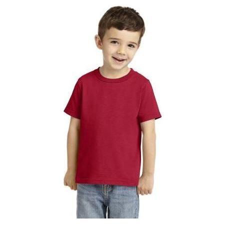 Joe's USA Toddler 5.4 - oz 100% Cotton T-Shirt Red 3T Short Sleeve T-Shirts