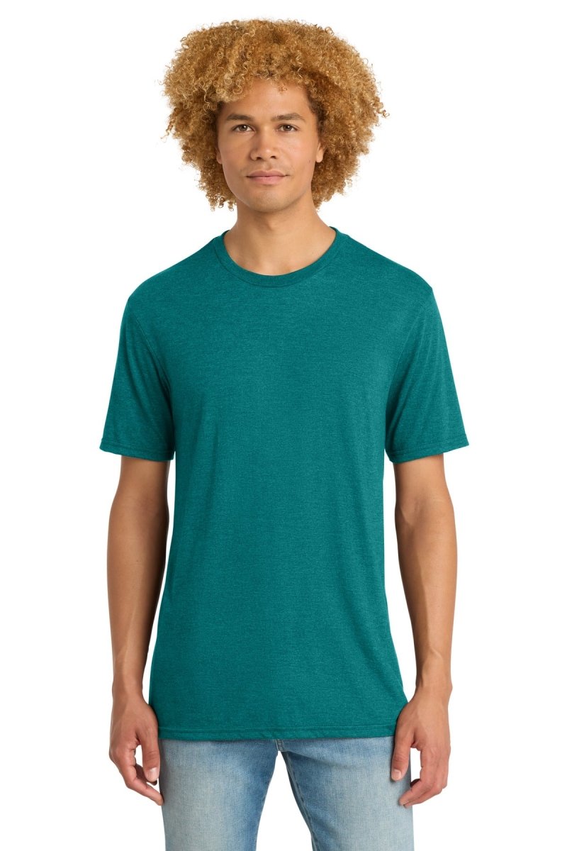 Joe's USA Tri - Blend DTG Tee Heathered Teal XS Short Sleeve T-Shirts