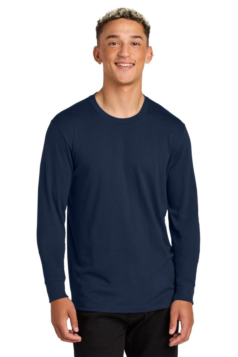 Joe's USA Unisex Long Sleeve Organic Cotton Tee Night Sky Navy XS Short Sleeve T-Shirts