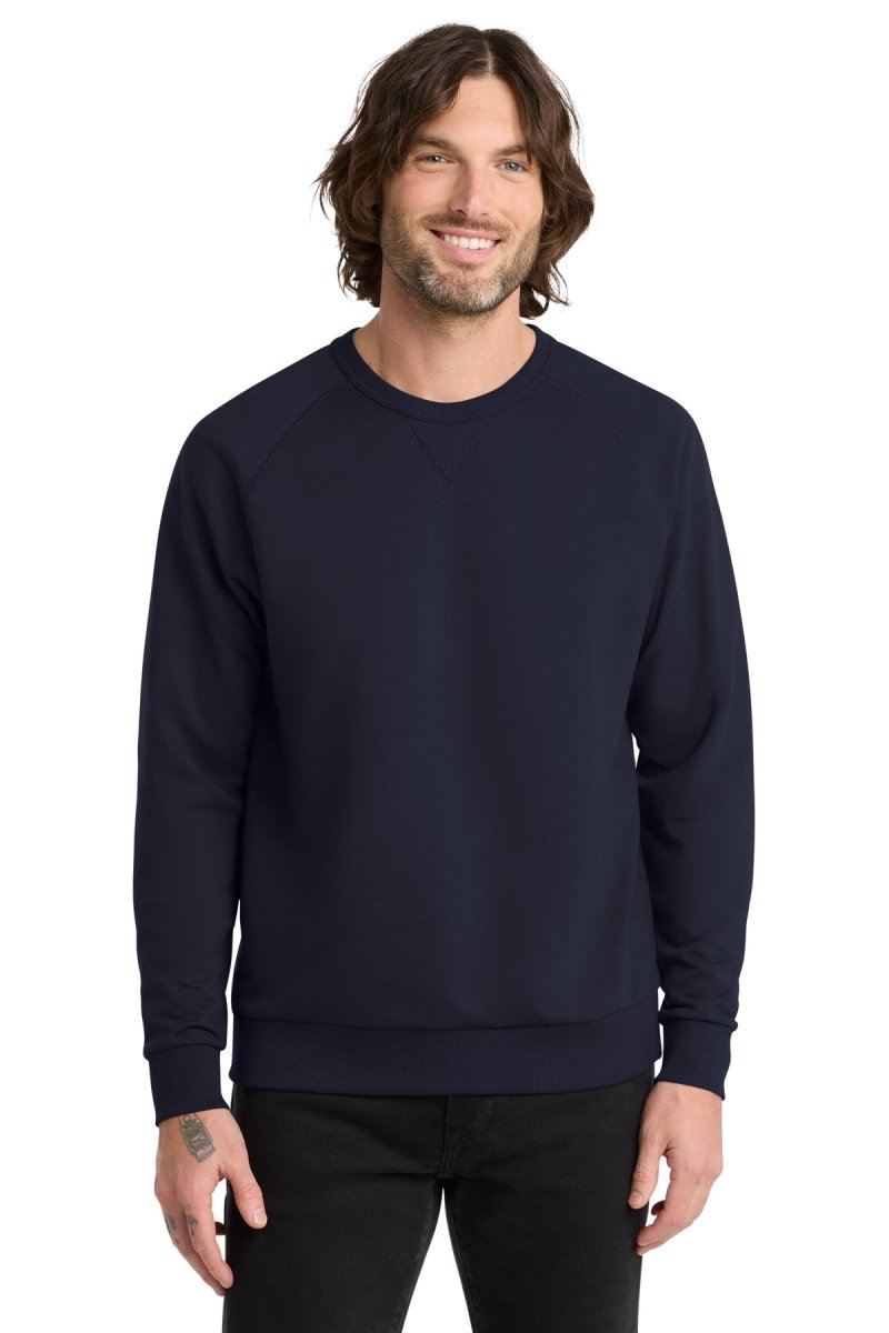 Joe's USA Unisex Organic French Terry Crewneck Sweatshirt Night Sky Navy XS Crewneck Sweatshirts