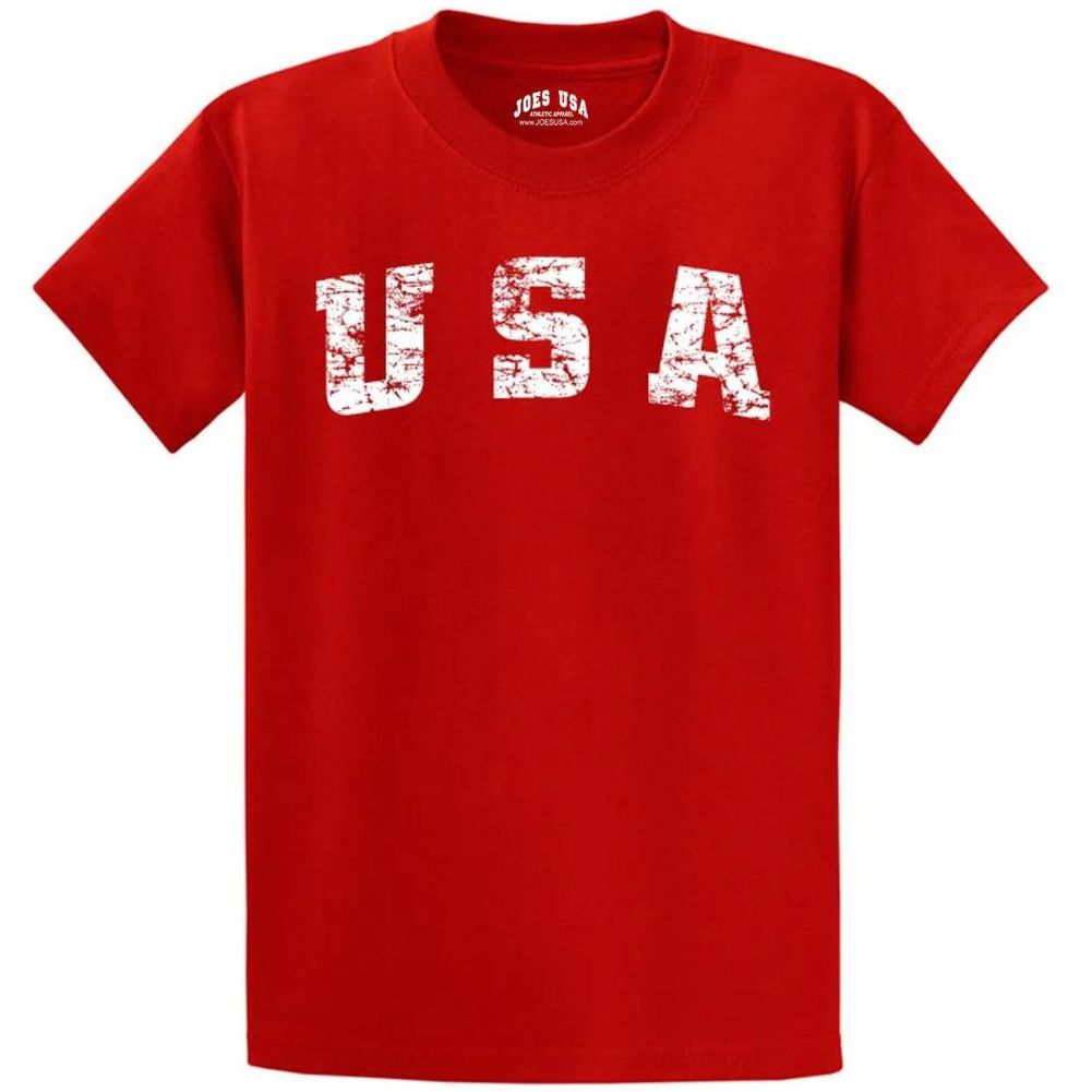 Joe's USA Vintage USA Logo Tee Royal Small Short Sleeve T-Shirts