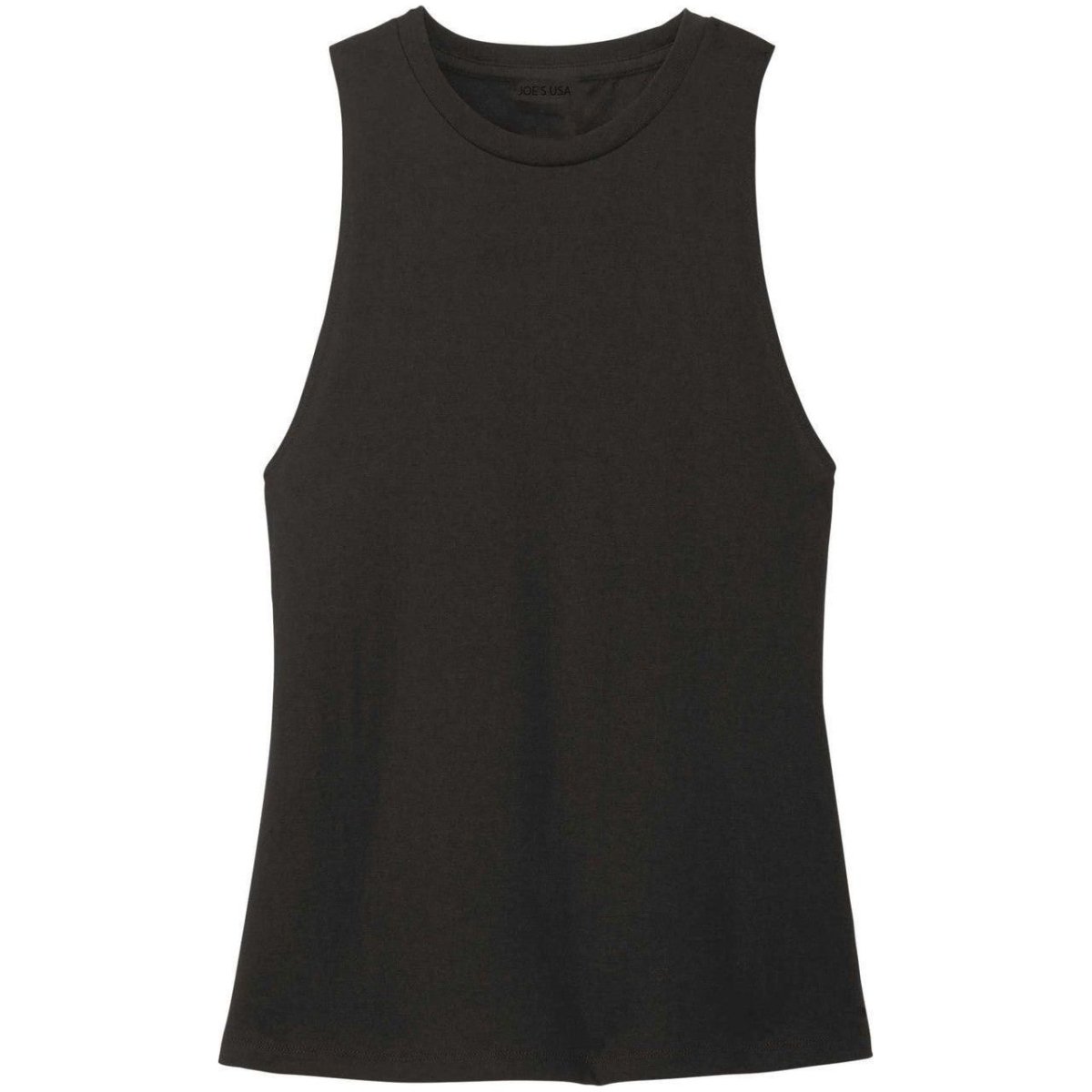 Joe's USA Women’s Perfect Tri - Blend Muscle Tank X - Small Black