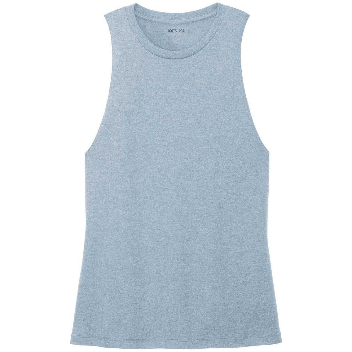 Joe's USA Women’s Perfect Tri - Blend Muscle Tank X - Small Black