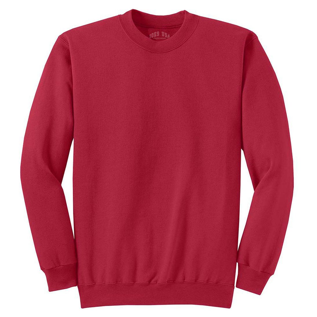Joe's USA Youth Heavy Blend Crewneck Sweatshirt X - Small Red Crewneck Sweatshirts