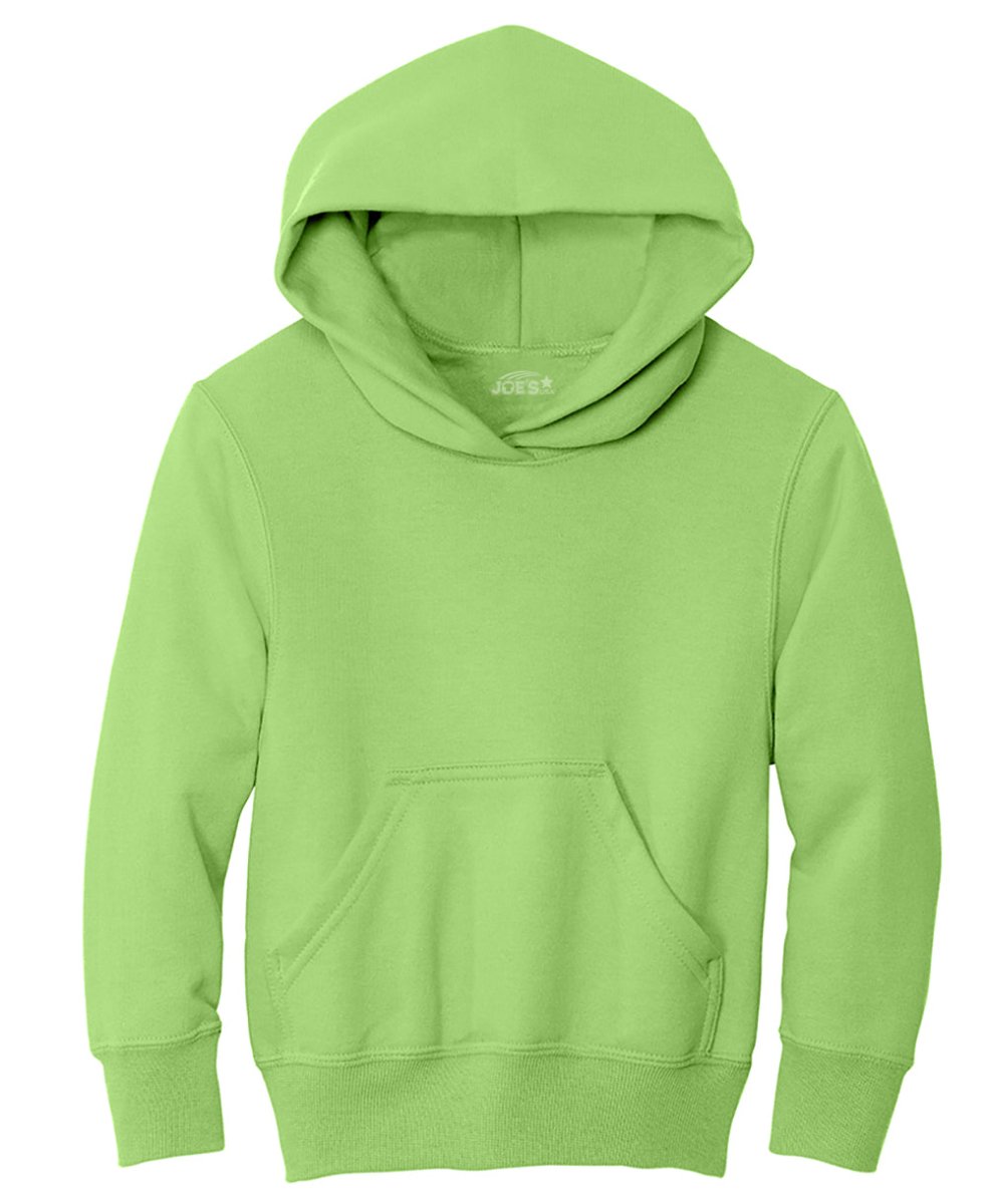 Joe's USA Youth Heavy Blend Hooded Sweatshirt Kelly Green X - Small Sweatshirts