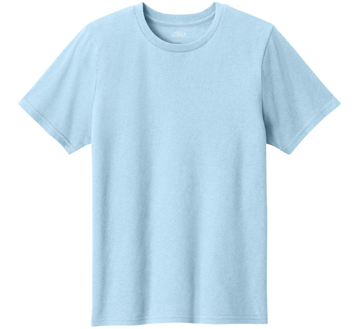 Joe's USA Youth Lightweight Easy Cotton Shirt Ice Blue XS Youth T-Shirts
