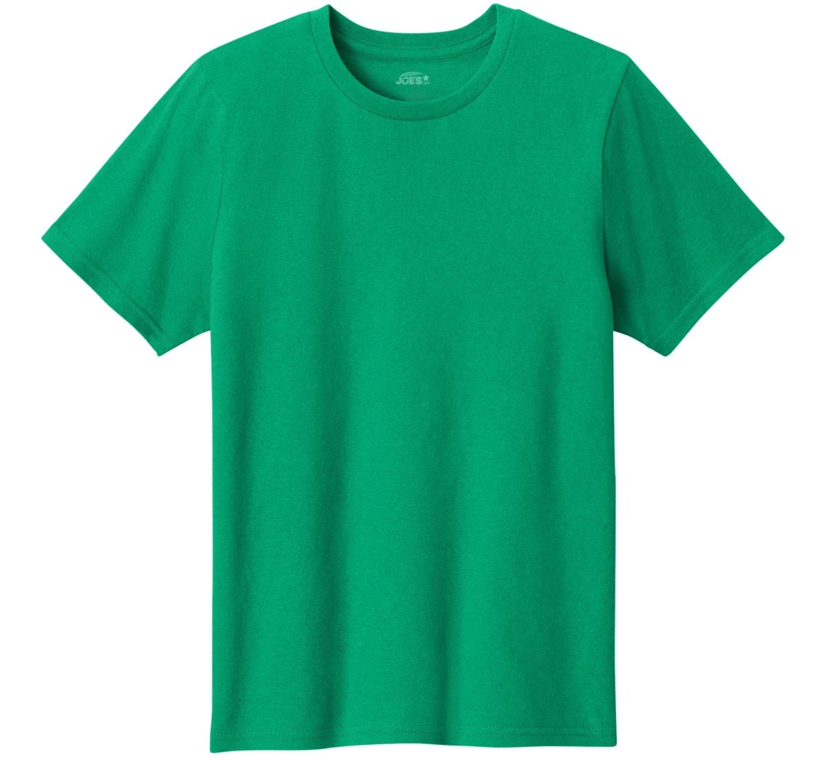 Joe's USA Youth Lightweight Easy Cotton Shirt Kelly XS Youth T-Shirts