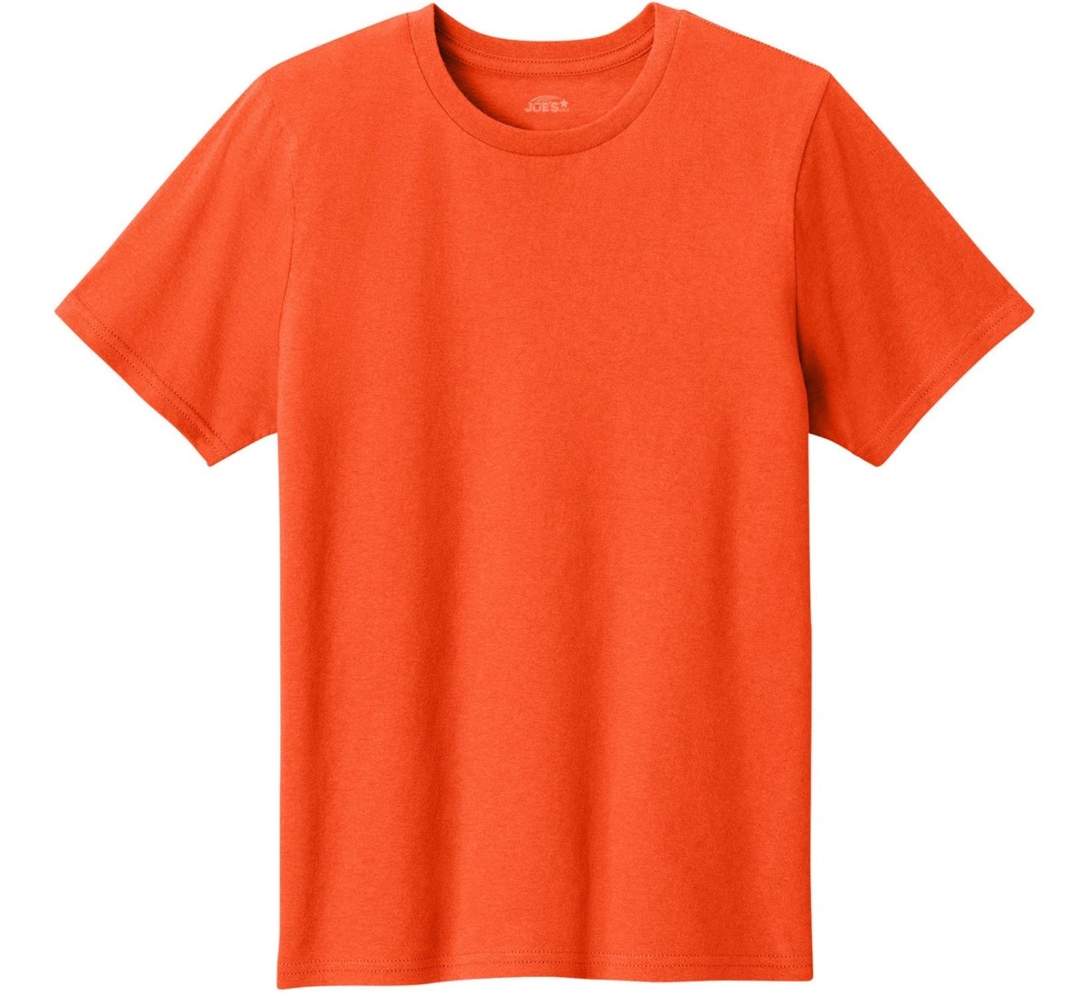 Joe's USA Youth Lightweight Easy Cotton Shirt Orange XS Youth T-Shirts