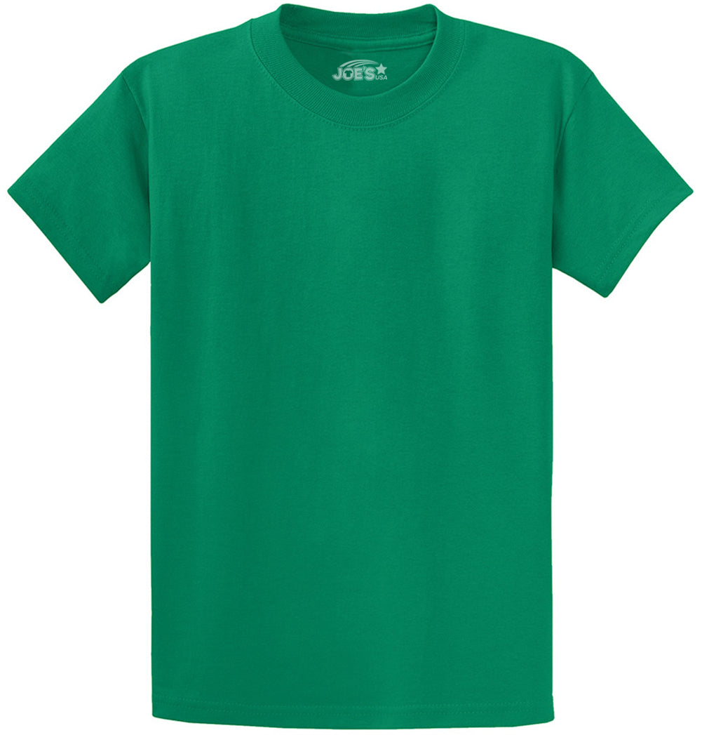 Joe's USA Tall Heavyweight 6.1-ounce, 100% cotton T-Shirts in 50 Colors. Sizes LT-4XLT-KellyGreen Tall Joe's USA Kelly Green Large Tall