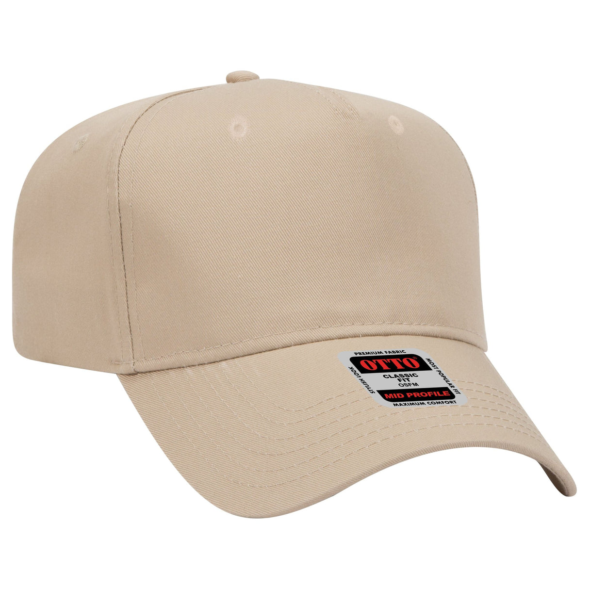 Otto Cap 31-069 - 5 Panel, Mid Profile Baseball Cap