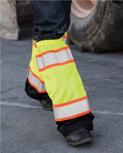 Kishigo Men's Premium Black Series® Waterproof Gaiters - Kishigo 3934 - 3935 Lime One Size