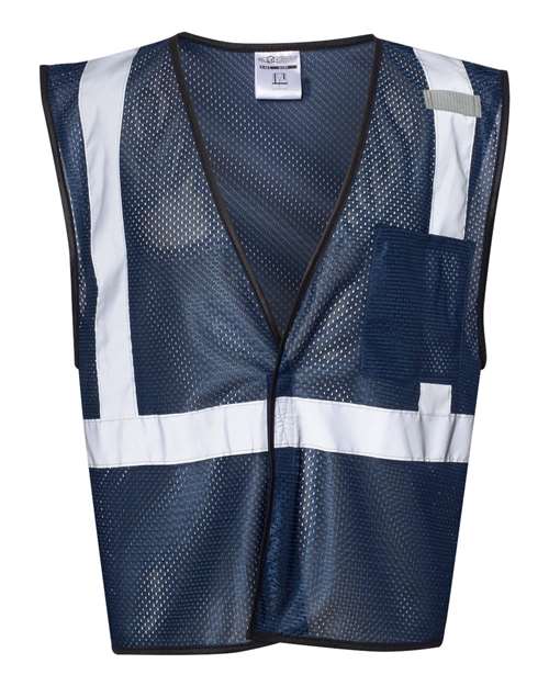 Kishigo Unisex EV Series® Enhanced Visibility Non - ANSI Vest - Kishigo B120 - 131 Navy Blue - B127 S/M