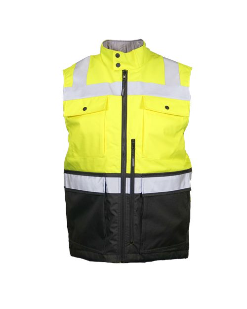 Kishigo Unisex Insulated Class 2 Vest - Kishigo IN400 Lime M