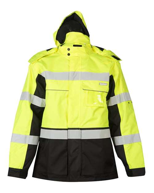 Kishigo Unisex Premium Black Series® Parka - Kishigo JS140 - 141 Lime M