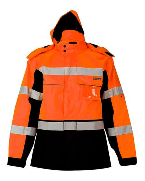 Kishigo Unisex Premium Black Series® Parka - Kishigo JS140 - 141 Orange M