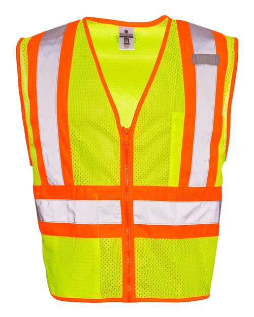 Kishigo Unisex Ultra - Cool™ Contrasting Mesh Vest - Kishigo 1055 - 1056 Lime S