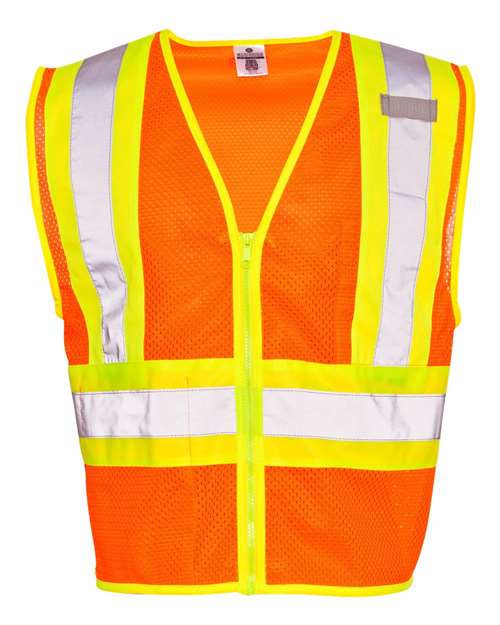 Kishigo Unisex Ultra - Cool™ Contrasting Mesh Vest - Kishigo 1055 - 1056 Orange S