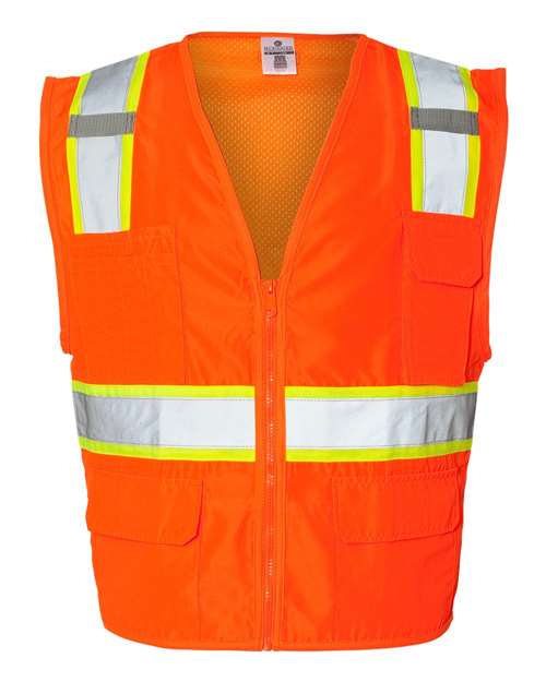Kishigo Unisex Ultra - Cool™ Solid Front Vest with Mesh Back - Kishigo 1163 - 1164 Orange S