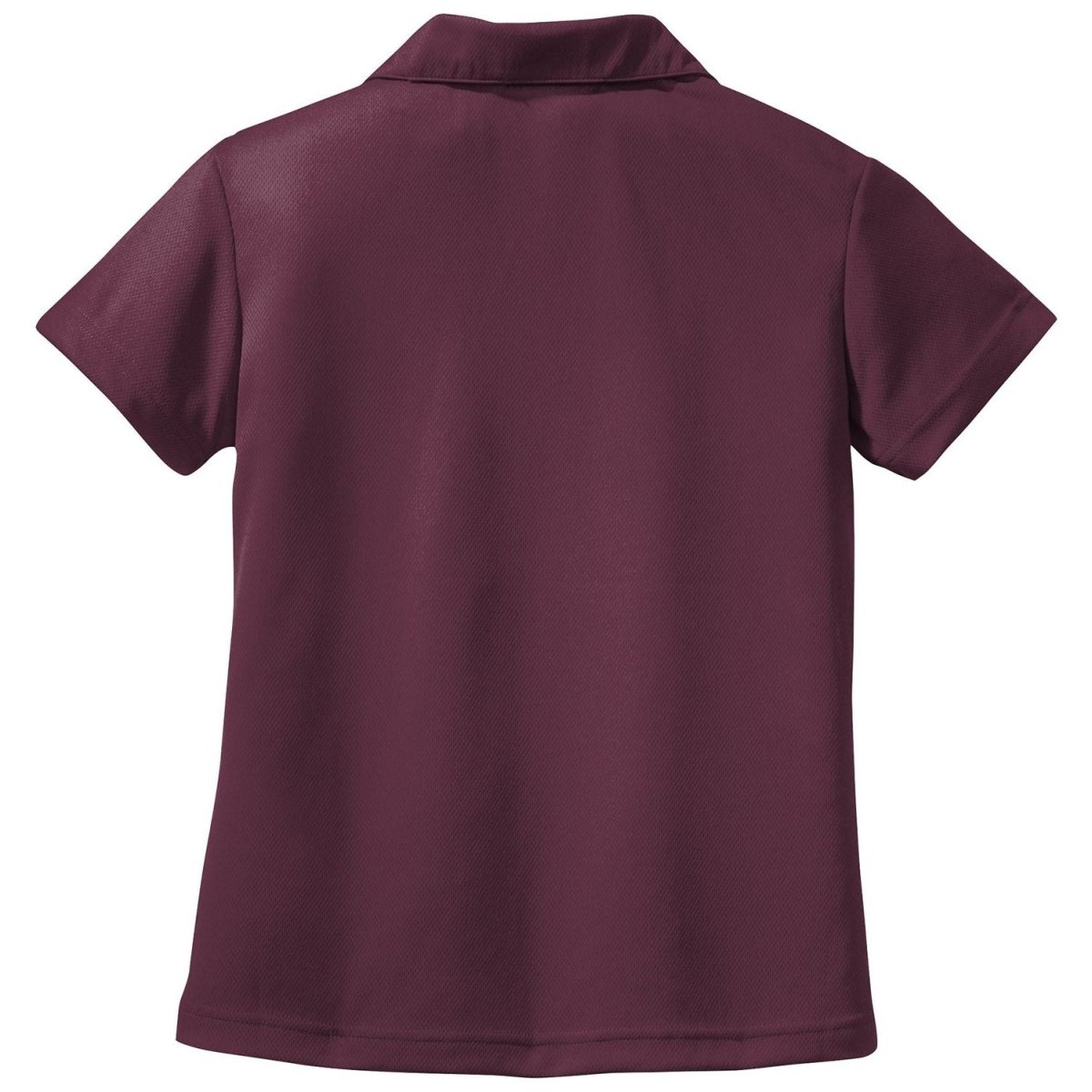 Ladies Dri - Mesh V - Neck Polo Maroon X - Small Polos/Knits