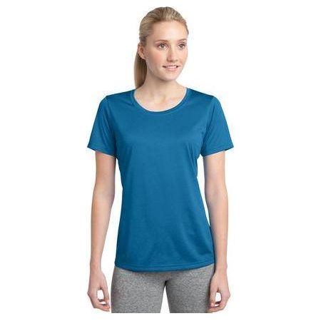 Ladies Heather Contender Scoop Neck Tee 3X - Large Blue Wake Heather Short Sleeve T-Shirts