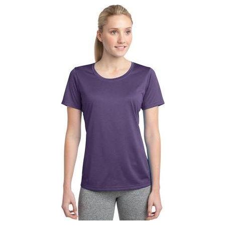 Ladies Heather Contender Scoop Neck Tee Medium Purple Heather Short Sleeve T-Shirts