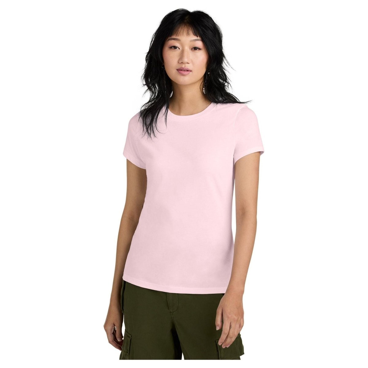 Ladies Perfect Weight Crew Tee X - Small Camation Pink Short Sleeve T-Shirts