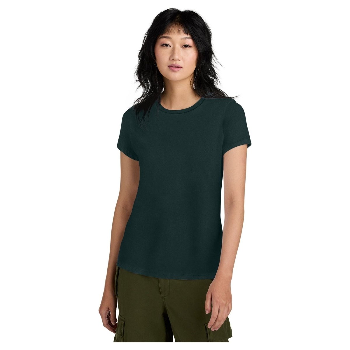 Ladies Perfect Weight Crew Tee X - Small Rainforest Short Sleeve T-Shirts