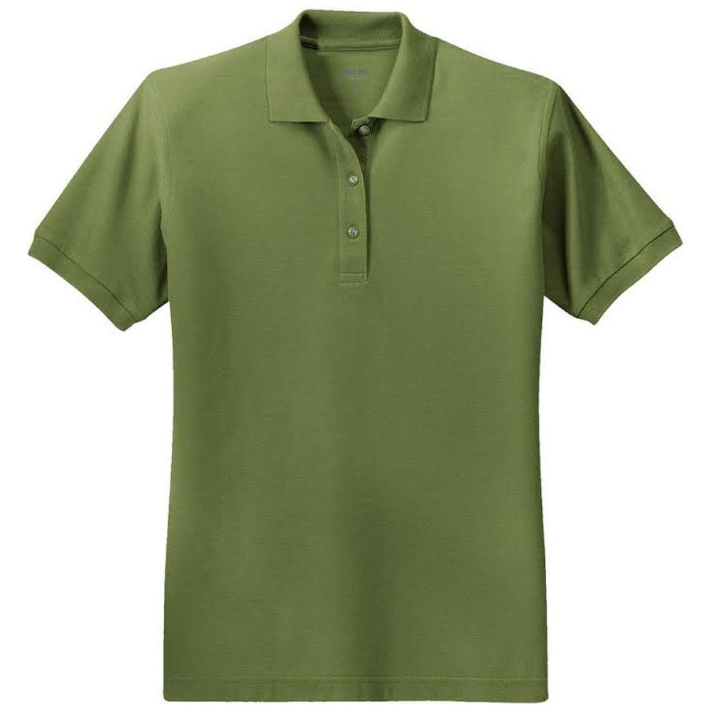 Ladies Silk Touch Polo Clover Green X - Small Polos/Knits