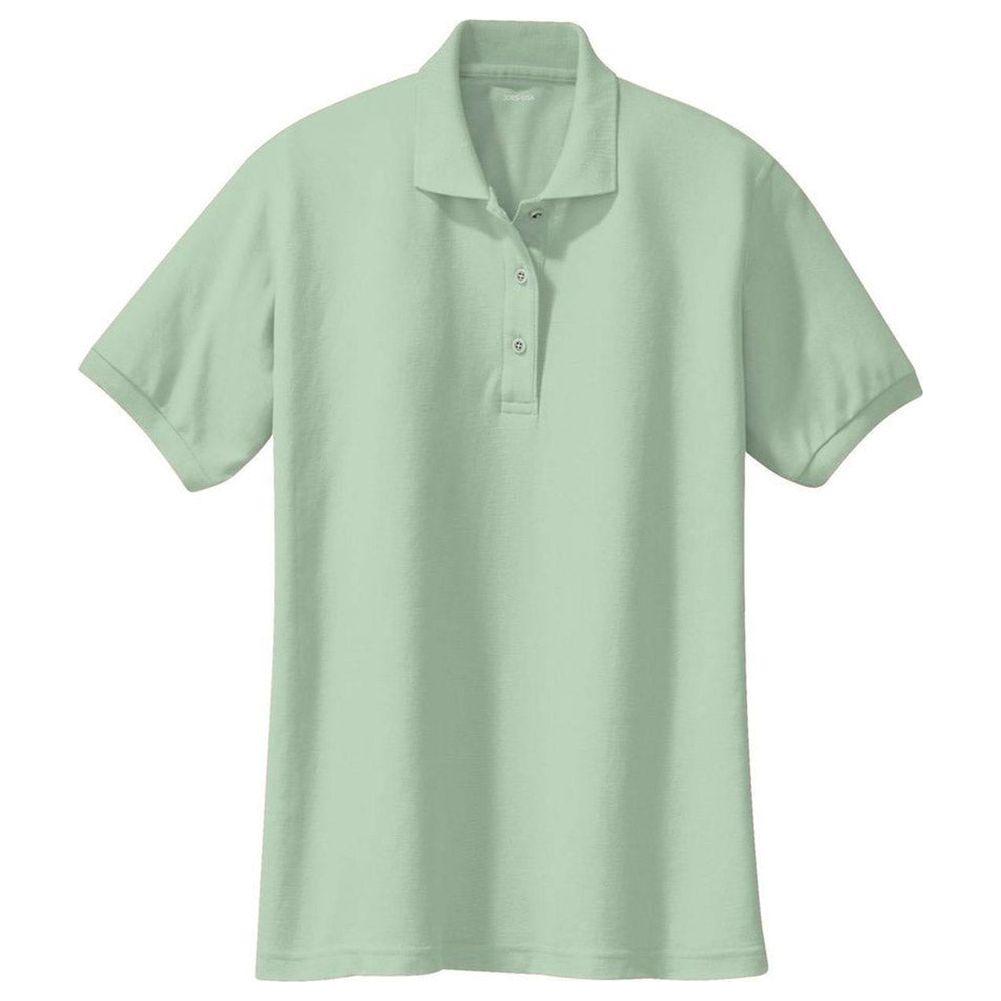 Ladies Silk Touch Polo Mediterranean Blue X - Small Polos/Knits