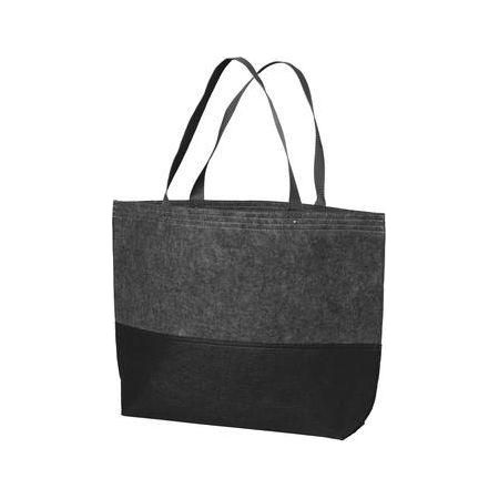 Large Felt Tote Black/Felt Charcoal Tote Bags