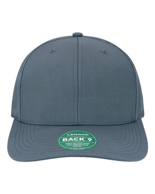 LEGACY Back Nine Cap - LEGACY B9A Sea Blue Adjustable Hats