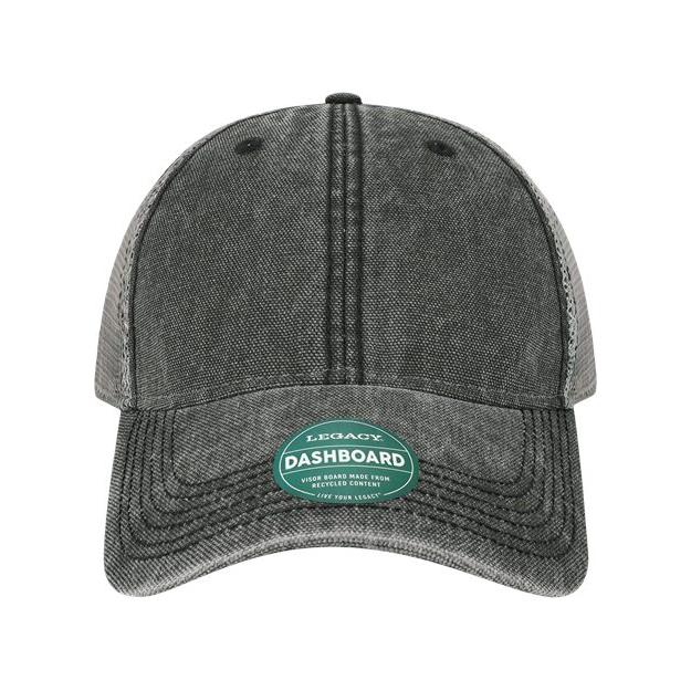 LEGACY Dashboard Trucker Cap - LEGACY DTA Black/ Grey Adjustable Caps