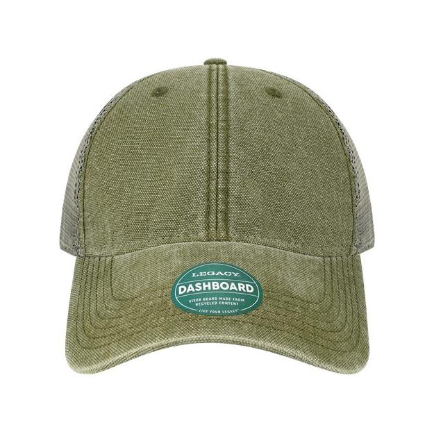 LEGACY Dashboard Trucker Cap - LEGACY DTA Olive/ Grey Adjustable Caps