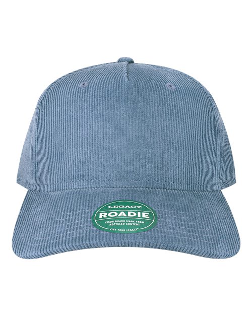LEGACY Five - Panel Trucker Cap - LEGACY ROADIE Ocean Corduroy Adjustable Caps