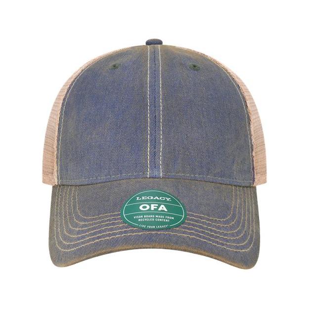LEGACY Old Favorite Trucker Cap - LEGACY OFA Royal/ Khaki Adjustable Caps