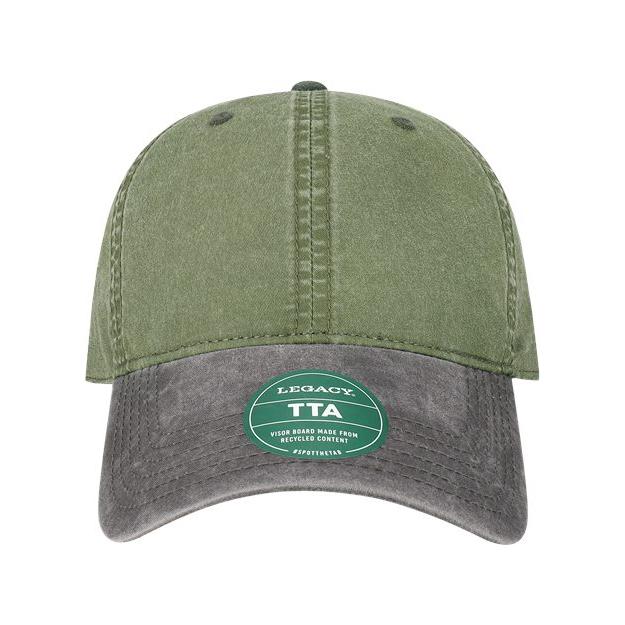 LEGACY Terra Twill Cap - LEGACY TTA Moss Green/ Cinder Adjustable Hats