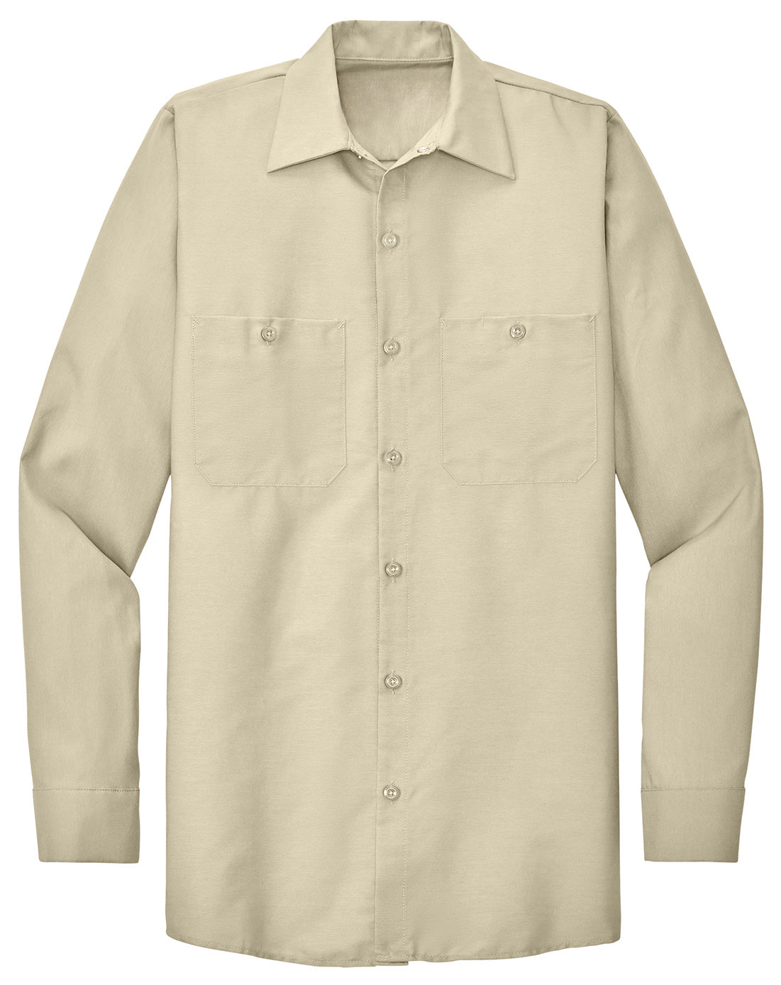 Men's Long Size, Long Sleeve Industrial Work Shirt