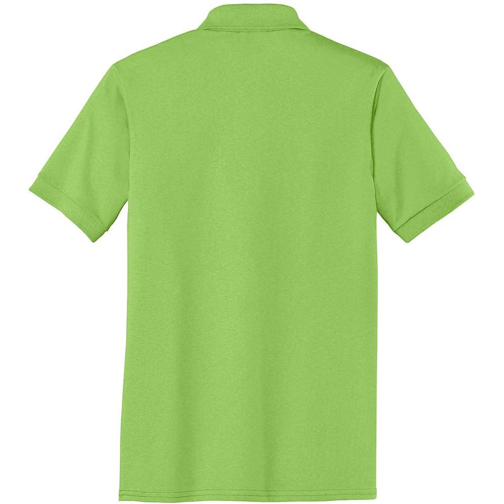 Mens Classic Silk Touch Polo Shirts in 36 Colors and Sizes: XS-6XL-Lime Polos/Knits Joe's USA