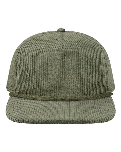 LOCALE Unstructured with Rope Cap - LOCALE WILSON Sage Corduroy Adjustable Hats